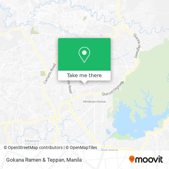 Gokana Ramen & Teppan map