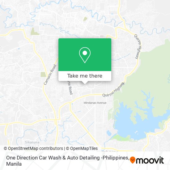 One Direction Car Wash & Auto Detailing -Philippines map