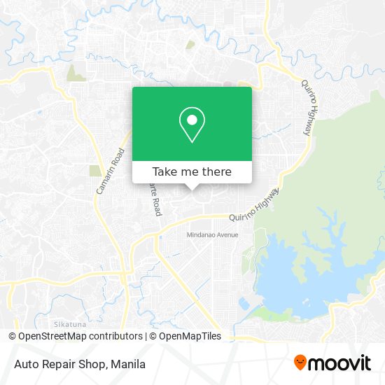 Auto Repair Shop map