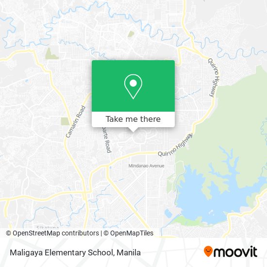 Maligaya Elementary School map