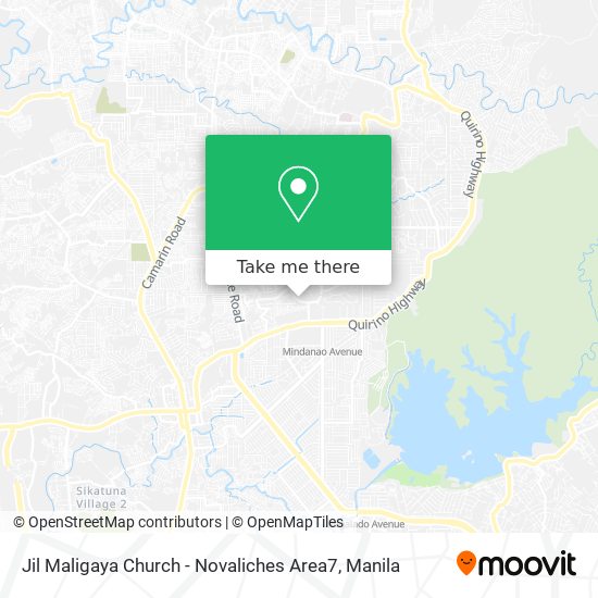 Jil Maligaya Church - Novaliches Area7 map