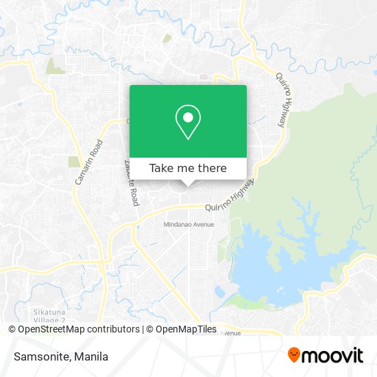 Samsonite map