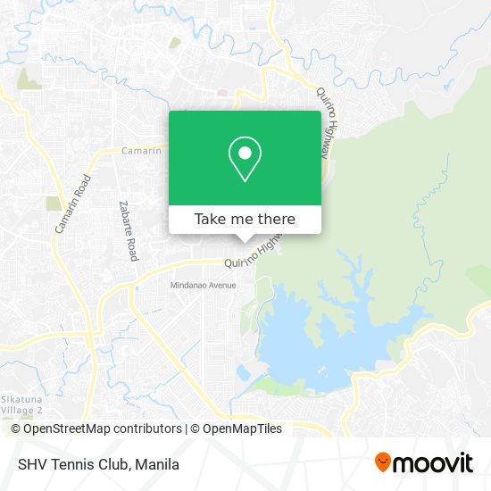 SHV Tennis Club map