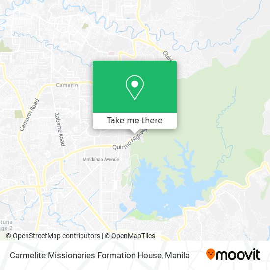Carmelite Missionaries Formation House map