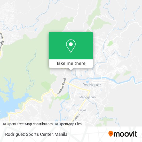 Rodriguez Sports Center map