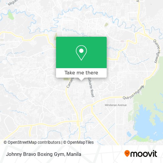 Johnny Bravo Boxing Gym map