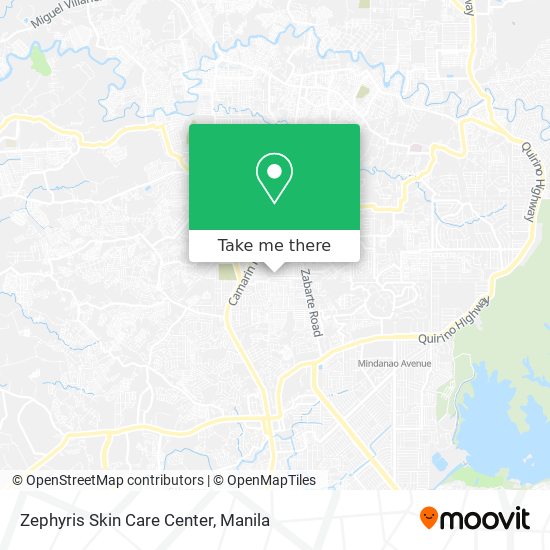 Zephyris Skin Care Center map