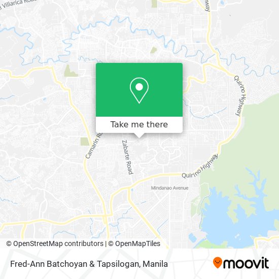 Fred-Ann Batchoyan & Tapsilogan map