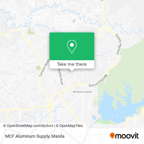 MCF Aluminum Supply map