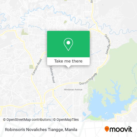 Robinson's Novaliches Tiangge map