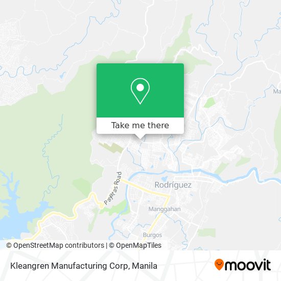 Kleangren Manufacturing Corp map