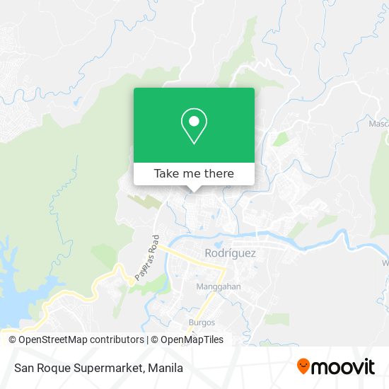 San Roque Supermarket map