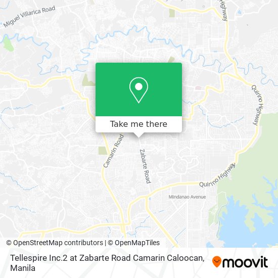 Tellespire Inc.2 at Zabarte Road Camarin Caloocan map