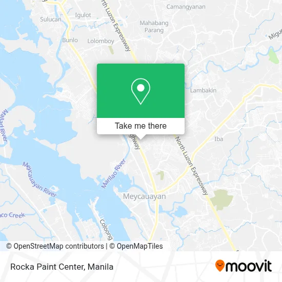 Rocka Paint Center map