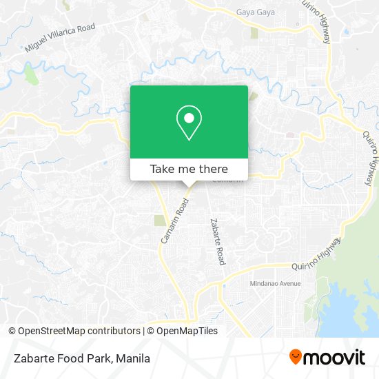 Zabarte Food Park map