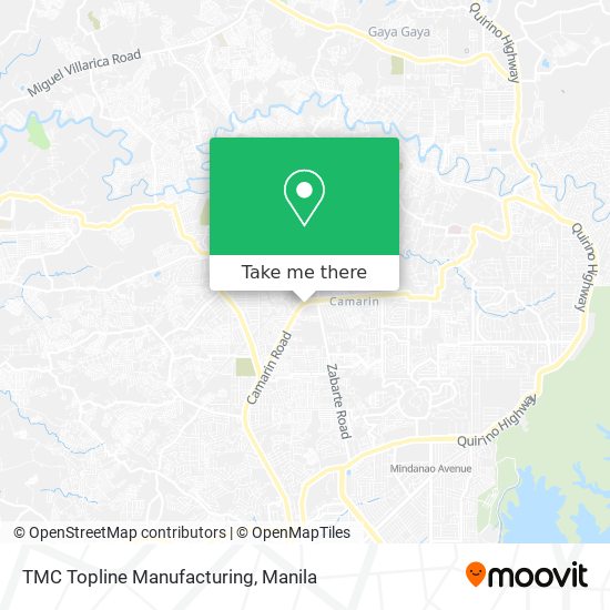 TMC Topline Manufacturing map