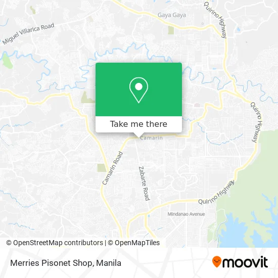 Merries Pisonet Shop map