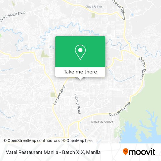 Vatel Restaurant Manila - Batch XIX map