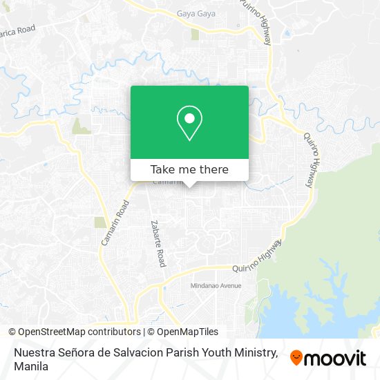Nuestra Señora de Salvacion Parish Youth Ministry map