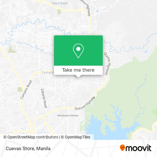 Cuevas Store map