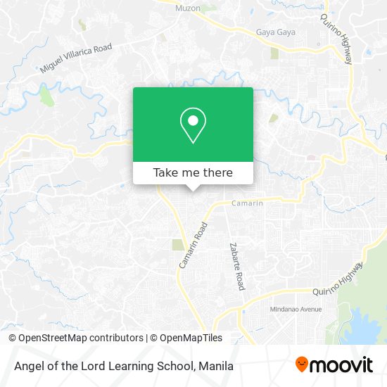 Angel of the Lord Learning School map