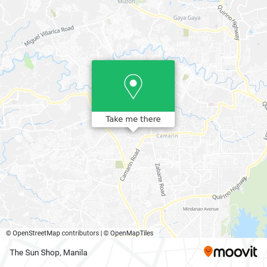 The Sun Shop map