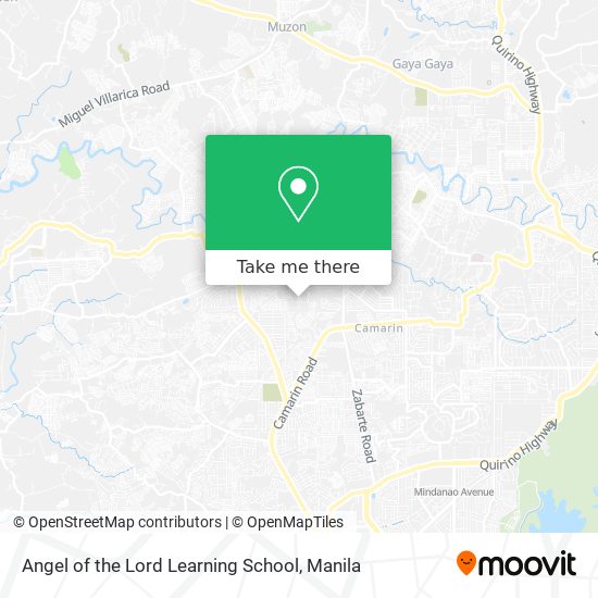 Angel of the Lord Learning School map