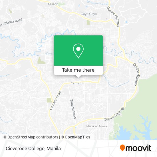 Cieverose College map