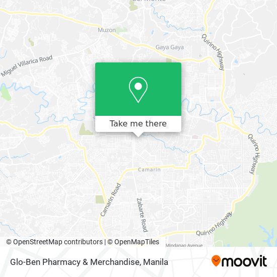 Glo-Ben Pharmacy & Merchandise map