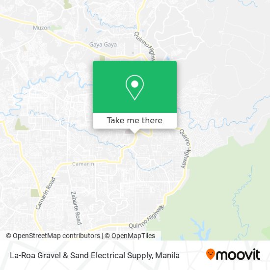 La-Roa Gravel & Sand Electrical Supply map