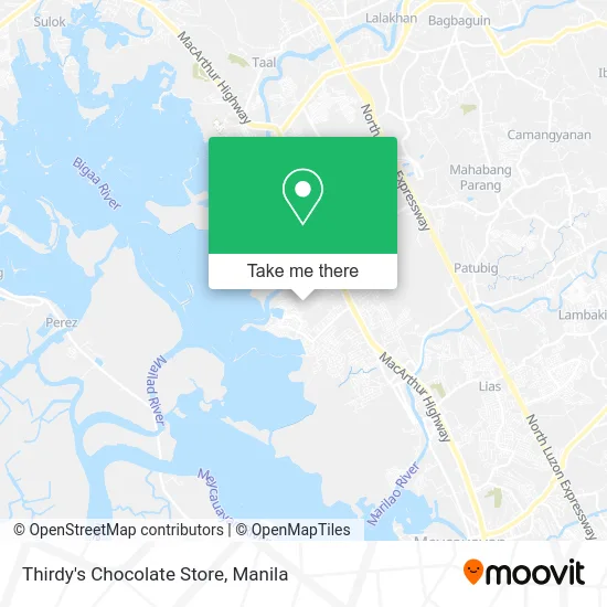 Thirdy's Chocolate Store map