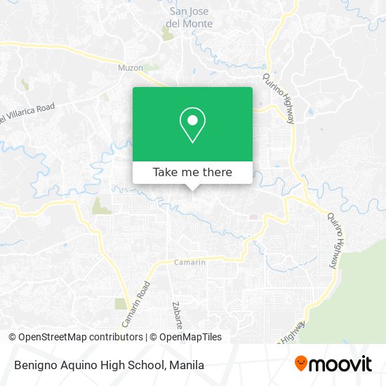 Benigno Aquino High School map