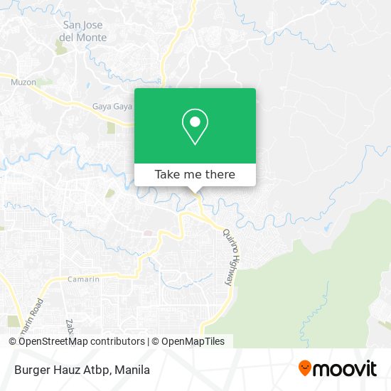 Burger Hauz Atbp map