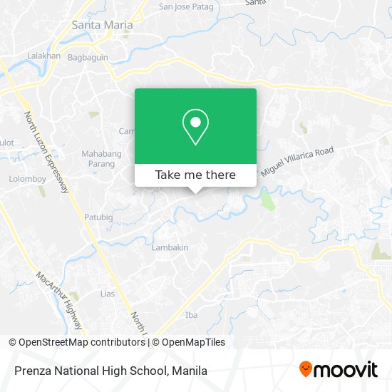 Prenza National High School map