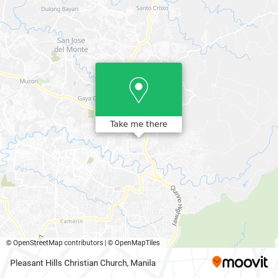 Pleasant Hills Christian Church map