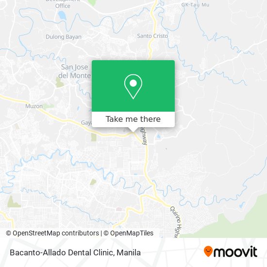 Bacanto-Allado Dental Clinic map