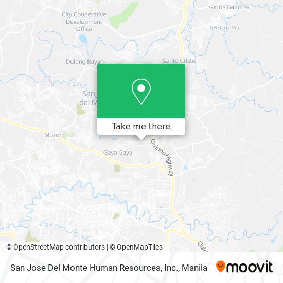 San Jose Del Monte Human Resources, Inc. map