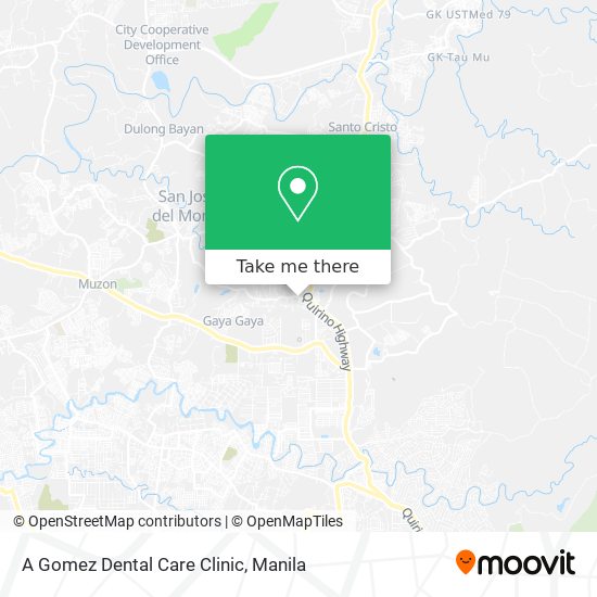 A Gomez Dental Care Clinic map