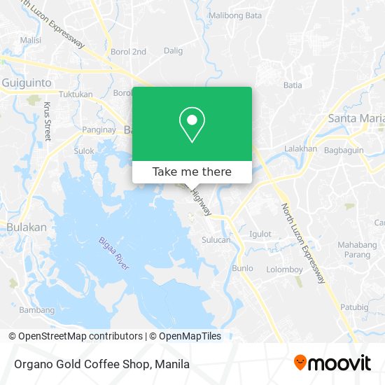 Organo Gold Coffee Shop map