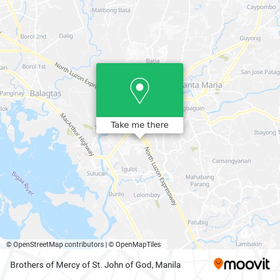 Brothers of Mercy of St. John of God map