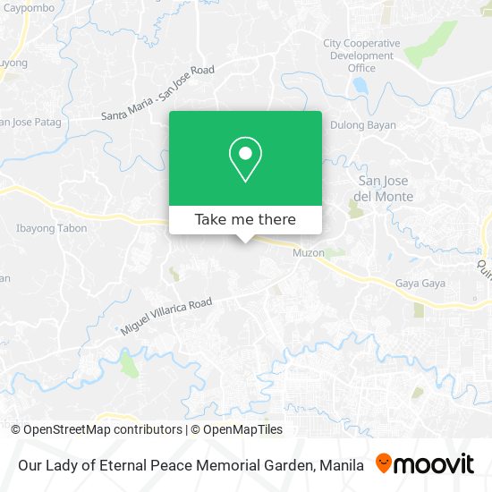 Our Lady of Eternal Peace Memorial Garden map