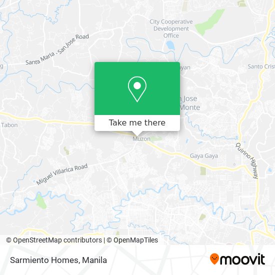 Sarmiento Homes map