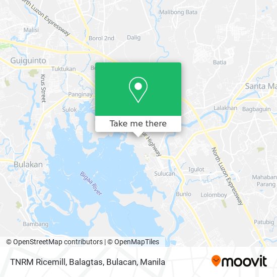 TNRM Ricemill, Balagtas, Bulacan map
