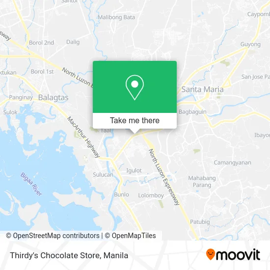Thirdy's Chocolate Store map