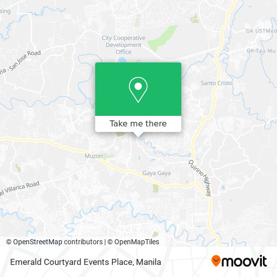 Emerald Courtyard Events Place map