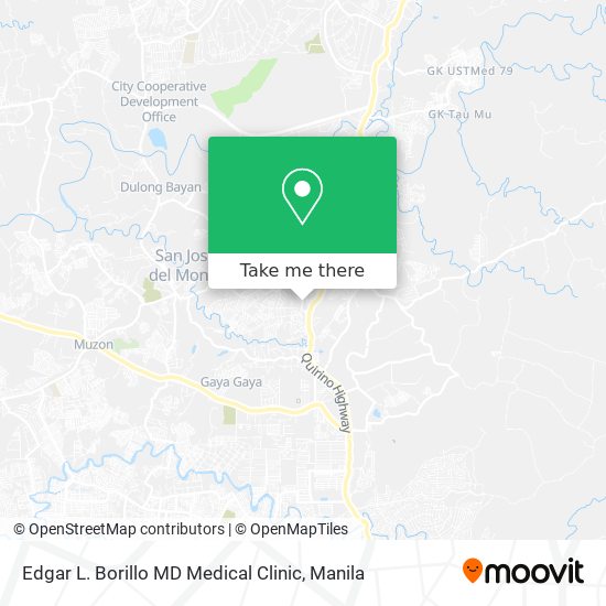 Edgar L. Borillo MD Medical Clinic map