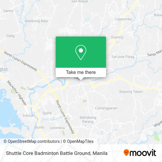 Shuttle Core Badminton Battle Ground map