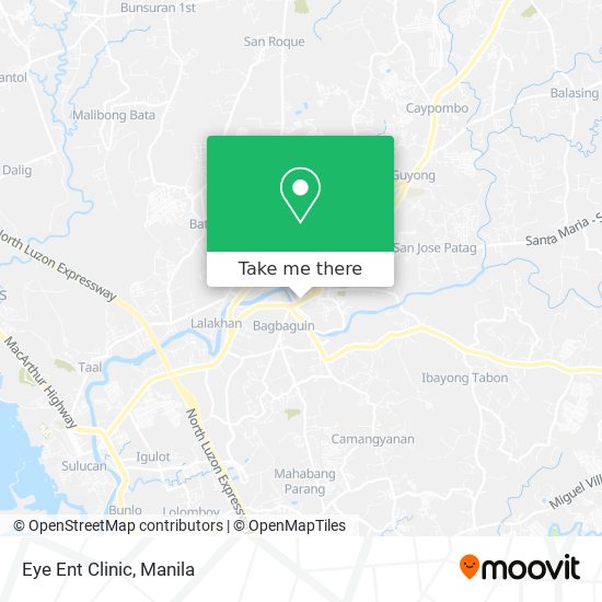 Eye Ent Clinic map