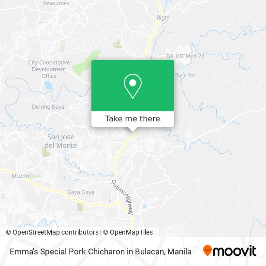 Emma's Special Pork Chicharon in Bulacan map