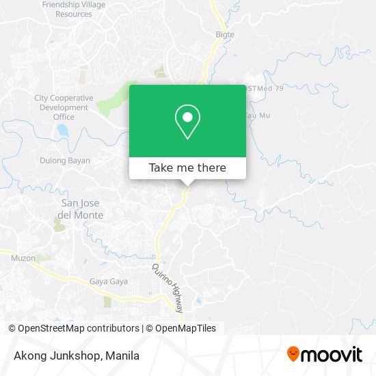 Akong Junkshop map